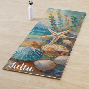 Seashells Yogamatte
