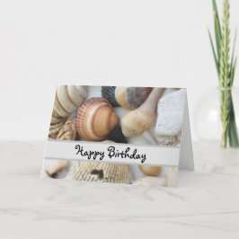 Seashells zur Liebe Geburtstag Karte