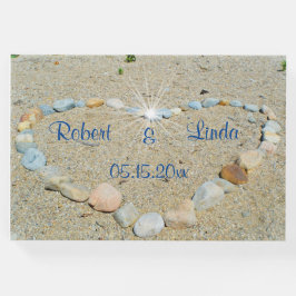 Seashore Heart Gästebuch