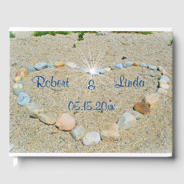 Seashore Heart Gästebuch