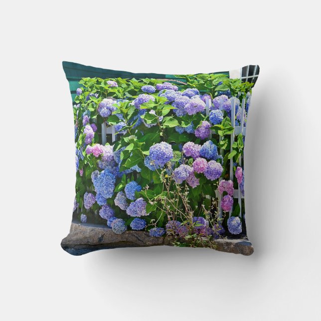 Seashore Hydrangea Pillow Kissen (Vorderseite)