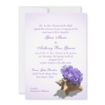Seashore Lila Hydrangea Wedding