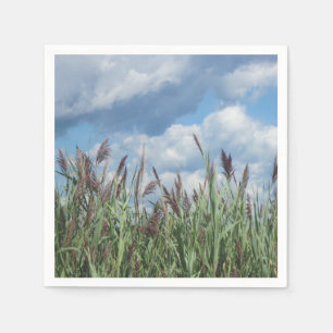 Seashore Marsh Grass Paper Napkin Serviette