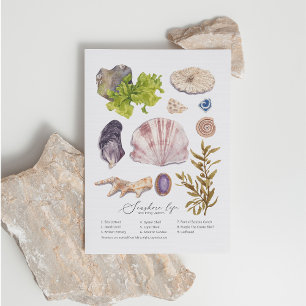 Seashore Postcard Feiertagspostkarte