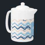 Seashore Scribble ZigZag<br><div class="desc">Hell und freundlich 2013 in diesem Seashore Scribble ZigZag Zickzack Design - speziell für die Trendy 2013 Farbtöne - dunkelblau,  zeitgenössisch und monaco blau</div>