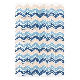Seashore Scribble ZigZag Magnet