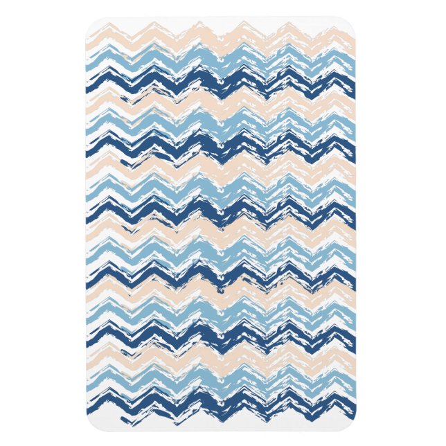 Seashore Scribble ZigZag Magnet (Vertikal)