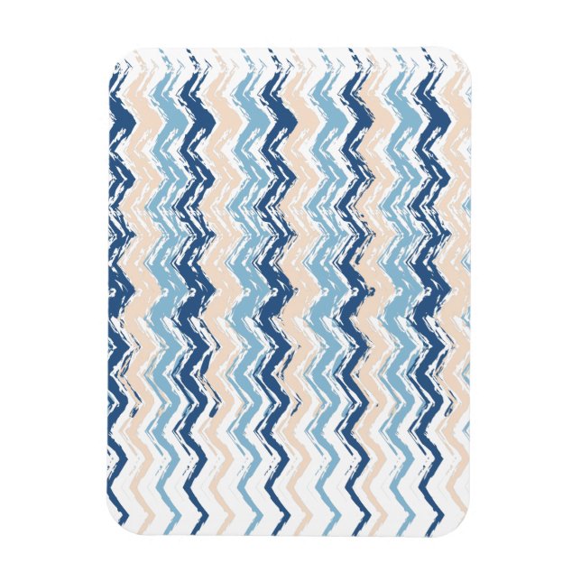 Seashore Scribble ZigZag Magnet (Vertikal)