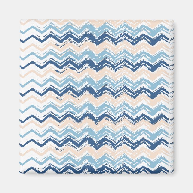 Seashore Scribble ZigZag Magnet (Vorne)