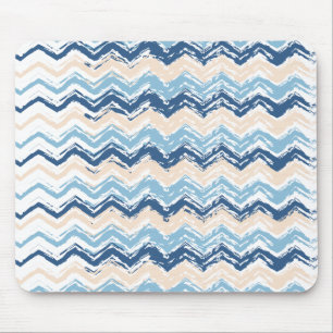 Seashore Scribble ZigZag Mousepad