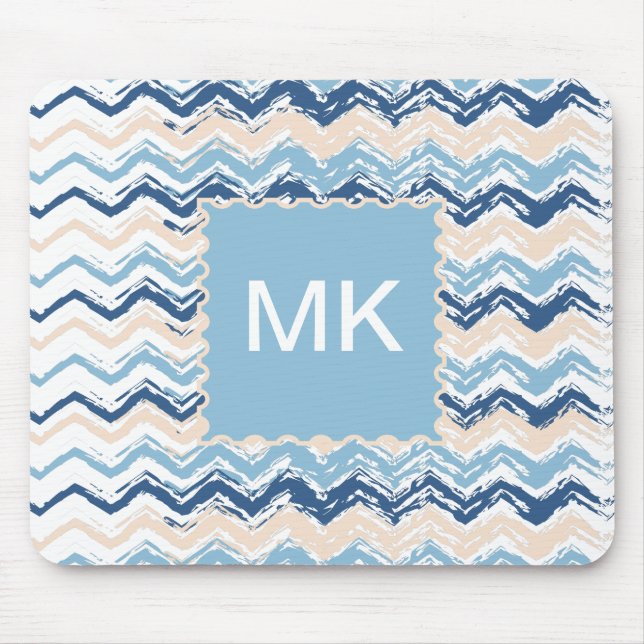 Seashore Scribble ZigZag Mousepad (Vorne)