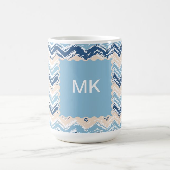 Seashore Scribble ZigZag Tasse (Mittel)