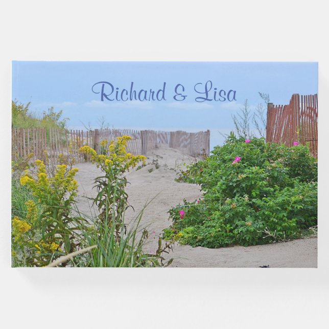 Seashore Theme Gästebuch (Vorderseite)