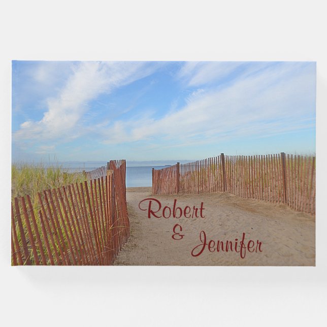 Seashore Theme Gästebuch (Vorderseite)