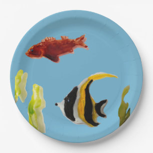 Seaside Aquatic Fish Pappteller