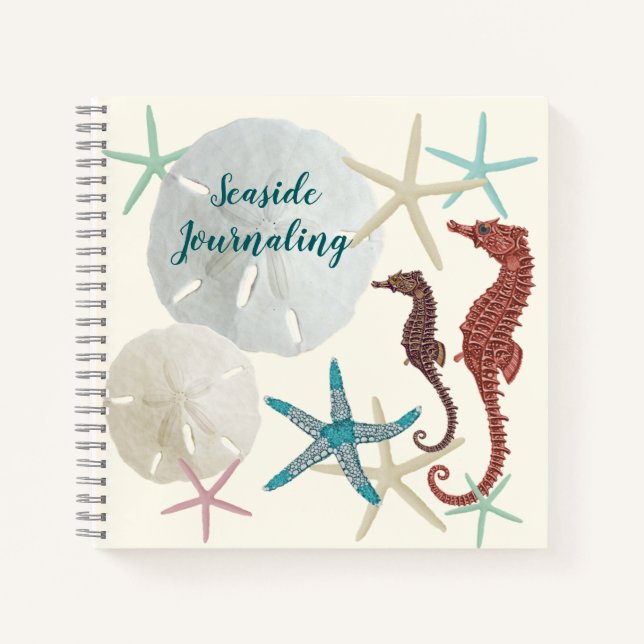 Seaside Collection Beach Themed Journal Notizbuch (Vorderseite)