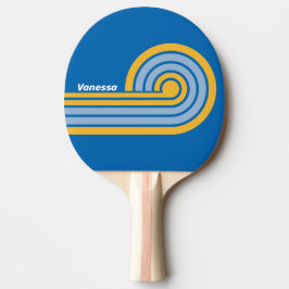 Seaside Curl Streifen mit Namen Tischtennis Schläger