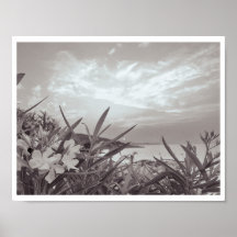 Seaside Fotografy- Black + White Poster