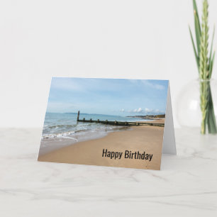 Seaside Happy Birthday Card Karte