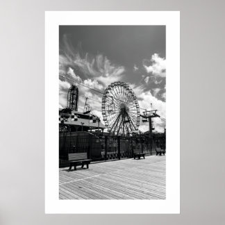 Seaside Heights Boardwalk Riesenrad Poster