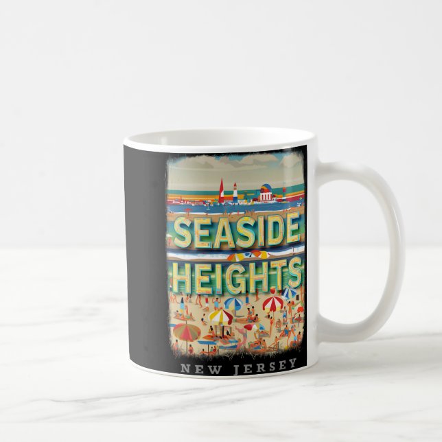 Seaside Heights New Jersey Nj Beachside Bliss Sd26 Kaffeetasse (Rechts)
