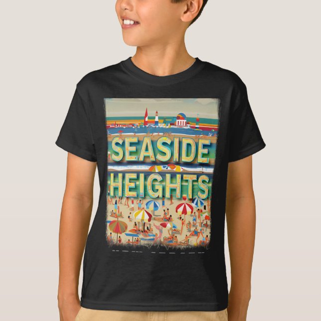 Seaside Heights New Jersey Nj Beachside Bliss Sd26 T-Shirt (Vorderseite)