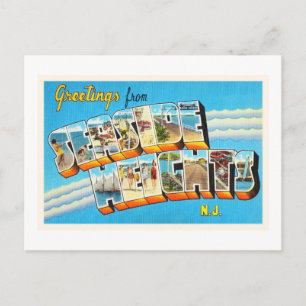 Seaside Heights New Jersey NJ Vintage Postkarte- Postkarte