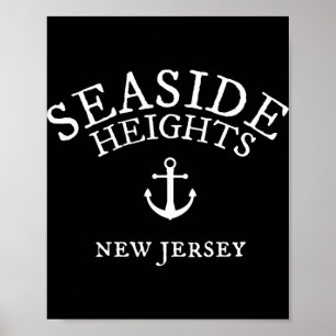 Seaside Heights Nj-Shirt, New Jersey-Küstenstadt Poster