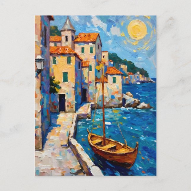 Seaside in Europe Postkarte (Vorderseite)