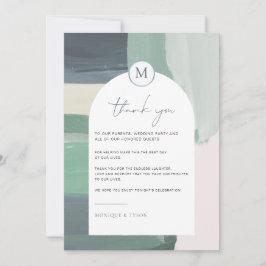 Seaside Ocean Glass | Hochzeitskarte Dankeschön Ka