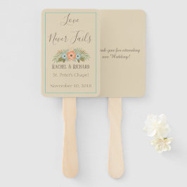 Seaside Paradise Wedding Fächer