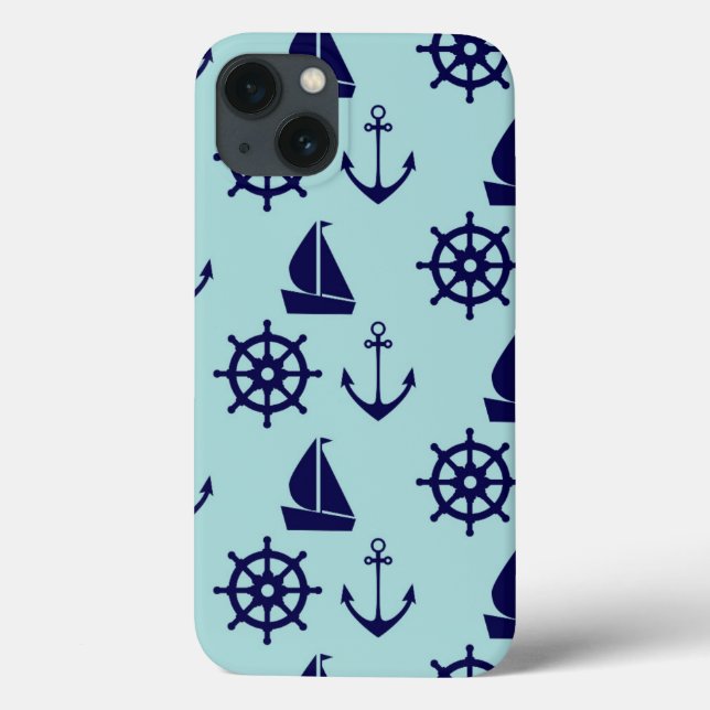 Seaside Pattern Case-Mate iPhone Hülle (Rückseite)