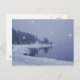 Seaside Snowfall Postcard Postkarte (Vorne/Hinten)
