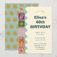 Seaside Soiree BIRTHDAY PARTY Modernes Niedliches