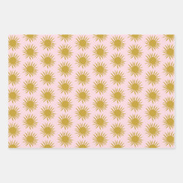 Seaside Soiree Palmen Fischen Sonnen Niedlichen CU Geschenkpapier Set