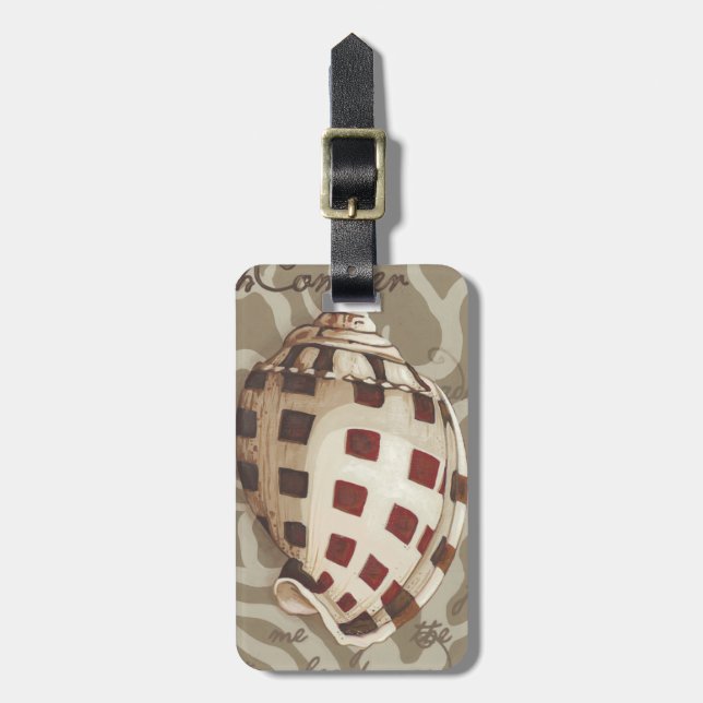 Seaside Sonnet I Gepäckanhänger (Vorderseite vertikal)