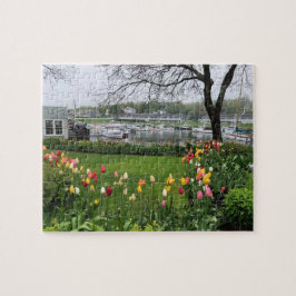Seaside Tulips Cape Porpoise, Maine 110 pc Puzzle