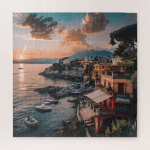 Seaside Village at Sunset - Italienischer Sommersc Puzzle