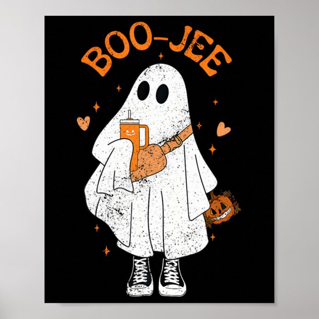 Season Niedlich Ghost Halloween Boujee Boo Jee Poster (Vorne)