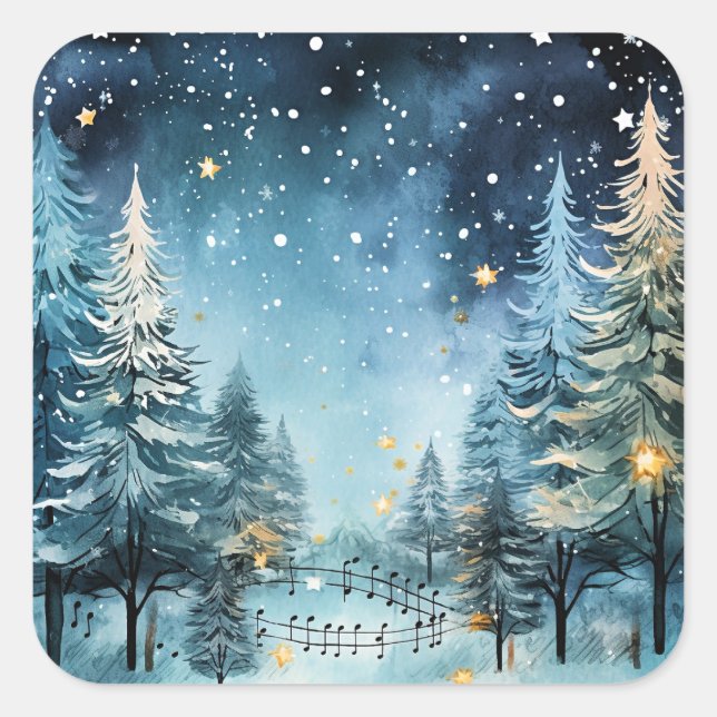 Season of Dreams Quadratischer Aufkleber (Vorderseite)