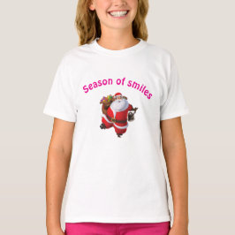 Season of Smiles.” – Cute Baby Christmas T-Shirt
