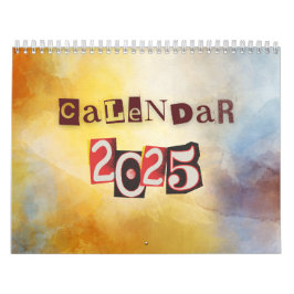 Seasonal Calendar with Artwork 2025  Kalender