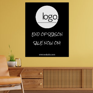 SEASONAL DISCOUNT VERKAUF EINZELHANDEL LOGO MARKEN POSTER