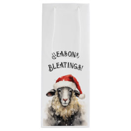 Seasons Bleatings Quirky Sheep Geschenktüte Für Weinflaschen