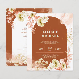 Seasons Fall Earthen Mix Boho Floral Wedding