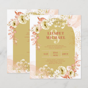 Seasons Fall Earthen Mix Boho Floral Wedding