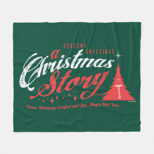 Season's Greetings - A Christmas Story Fleecedecke