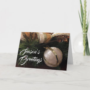 Season's Greetings, card Feiertagskarte