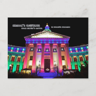 Season's Greetings from Denver Colorado Feiertagspostkarte