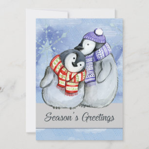 Season's Greetings Holiday Card Feiertagskarte